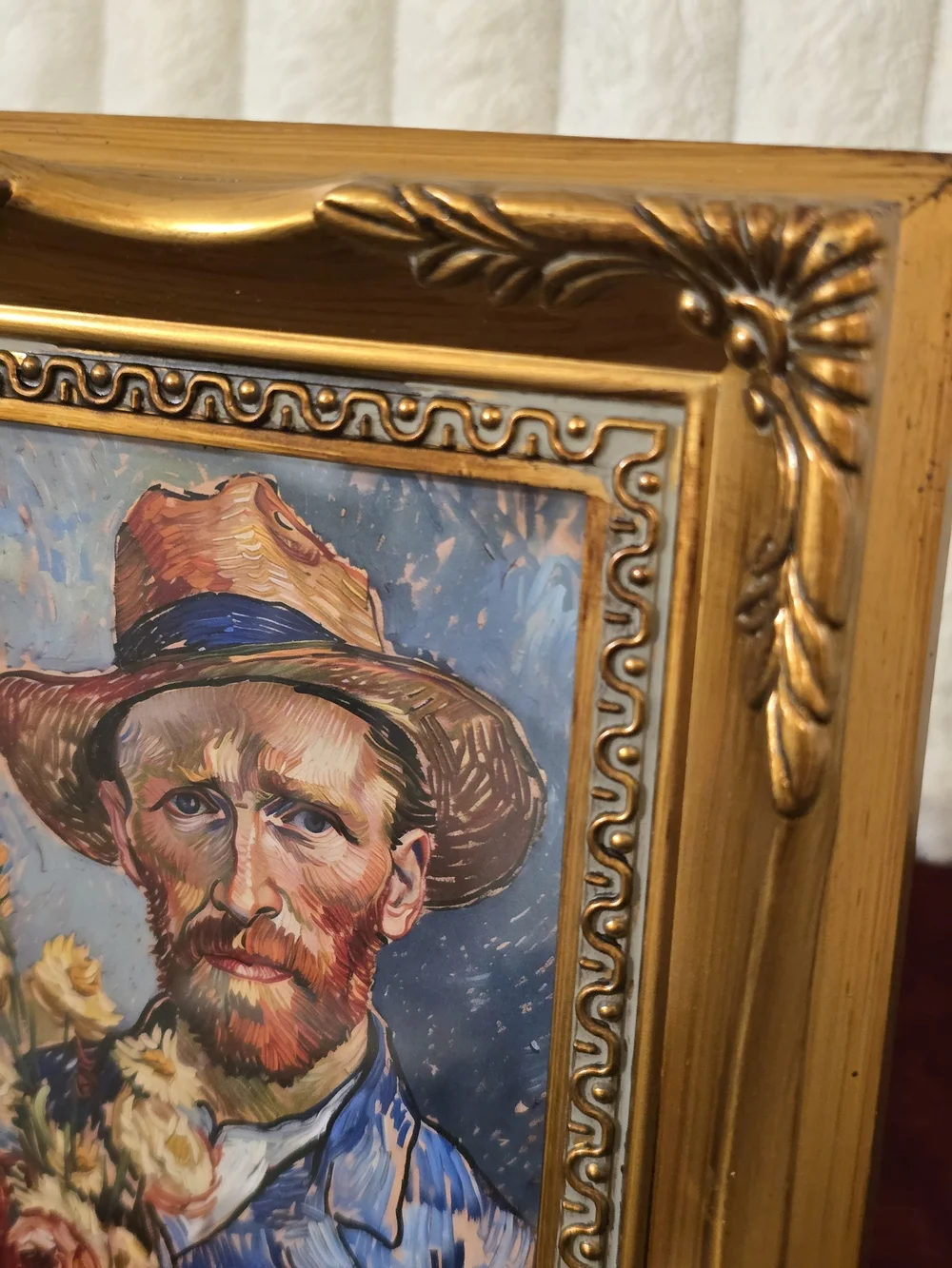 Ornate Gold Framed Vincent van Gogh Art Print 8x6